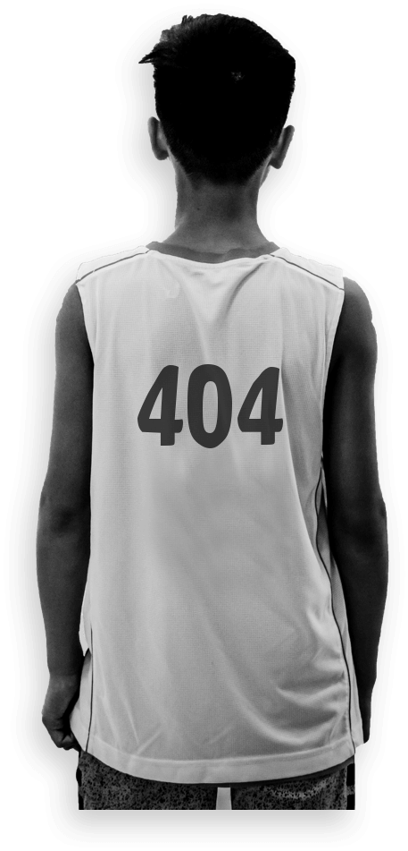 Maillot 404 d'un joueur de basketball